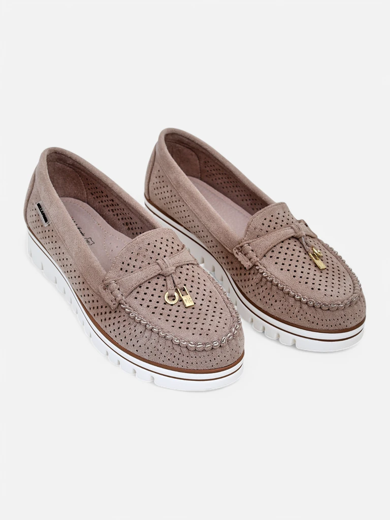 Royalfashion Sieviešu perforētie mokasīni Elissas
