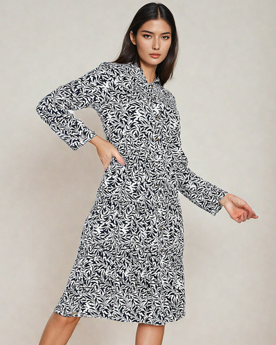 Royalfashion Women's midi dress with print