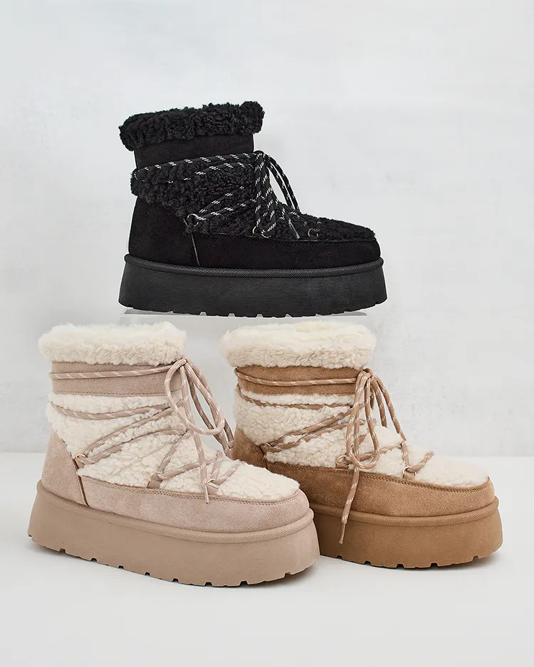Royalfashion Women's lace-up snow boots Evonie