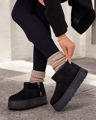 Royalfashion Women's platform snow boots a'la Delgadi