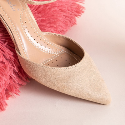 Women's beige pumps Nadie - Shoes