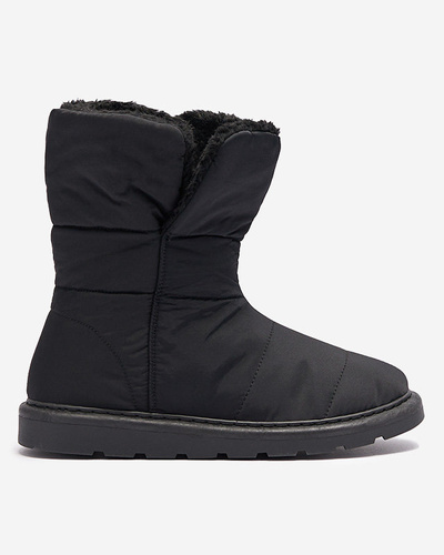 Royalfashion Черная женская обувь a'la snow boots Kalioli