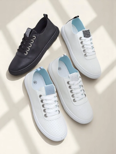 Royalfashion Sieviešu sporta apavi ar pērļiem Cytorrie