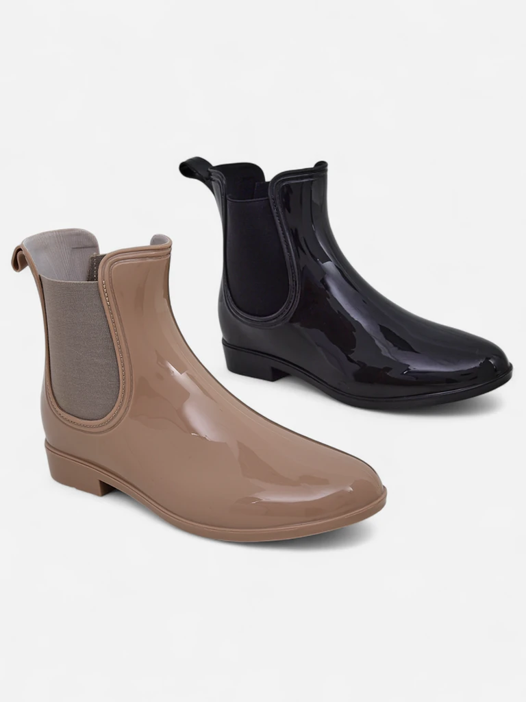 Royalfashion Sieviešu lakotas gumijas zābaki Seris