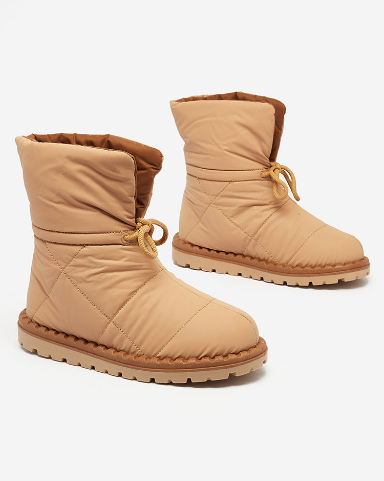 Royalfashion Женские сапоги-скольжения коричневого цвета Nevonsis