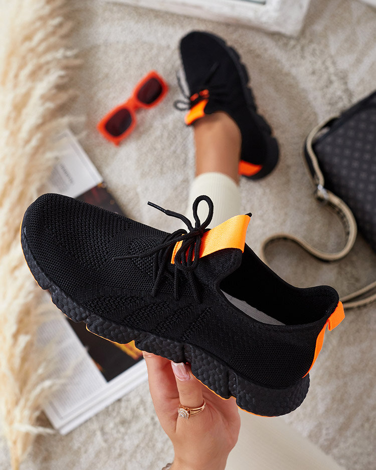 Black and fuchsia women's sports shoes Bommgi - Footwear