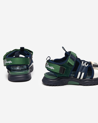 Zaļas bērnu Velcro sandales Meteris - Apavi