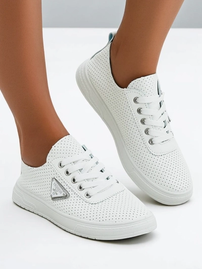 Royalfashion Lace-up women's sporty shoes with a print Fennie