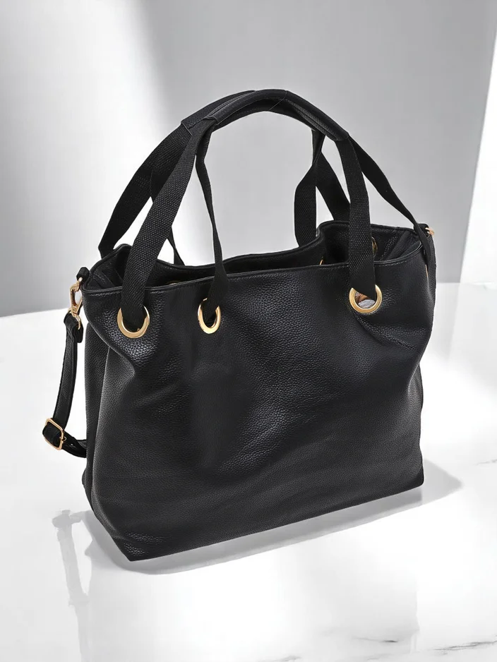 Royalfashion Liela sieviešu iepirkumu soma, izgatavota no ekomateriāliem