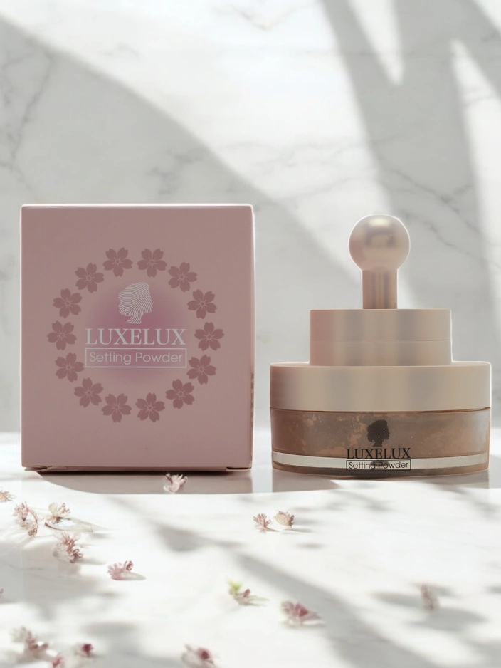 Luxelux Loose Powder with Sponge for Face 04 13.5 g