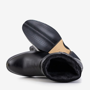 Black women's fonti slip-on boots - Shoes