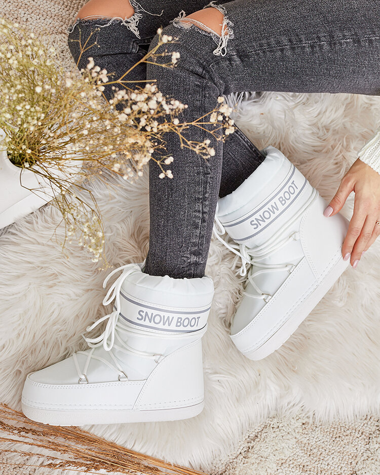 Royalfashion Sieviešu sniega zābaki ar šuvi Soblesia