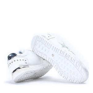 OUTLET White sports shoes with a decorative Stellan star - Footwear