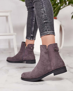 Royalfashion Grey women's boots a'la sztyblety Elegant Vibes