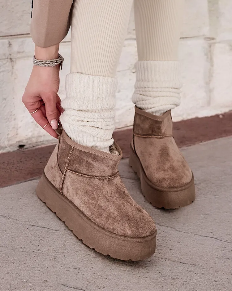 Royalfashion Короткие женские снежные сапоги Hawanni