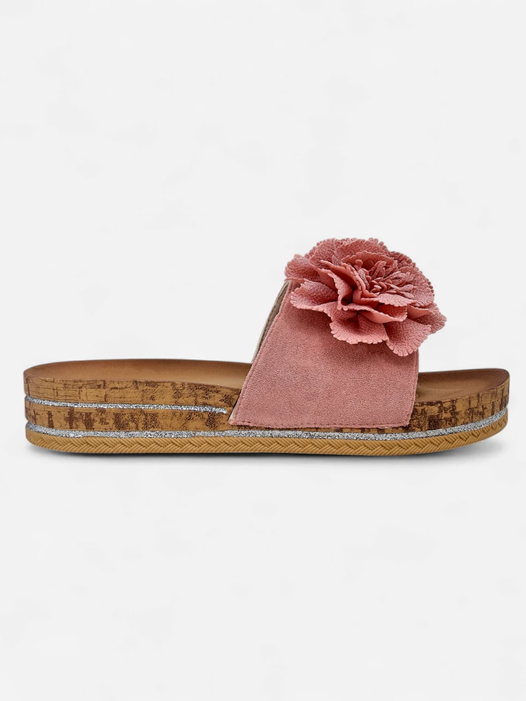 Женские сандалии Royalfashion с цветами Focce