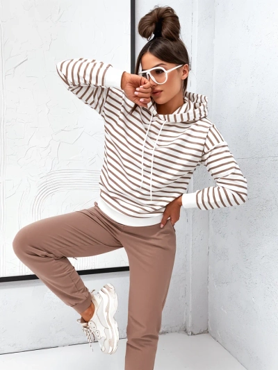 Royalfashion Women's striped tracksuit set
