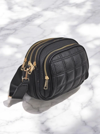 Royalfashion Oval small women's handbag made of eco-leather