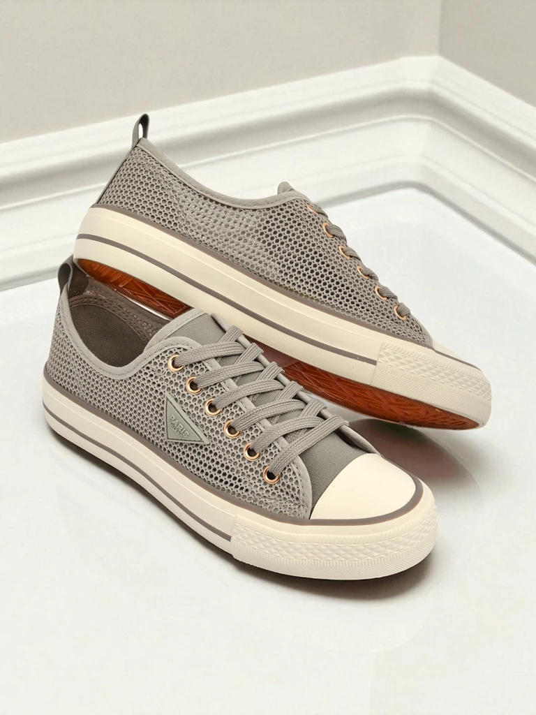 Royalfashion Sieviešu caurspīdīgās basketbolu kurpes Rebbse