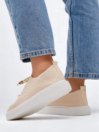 Royalfashion Женские перфорированные спортивные туфли с шнуровкой Vaned