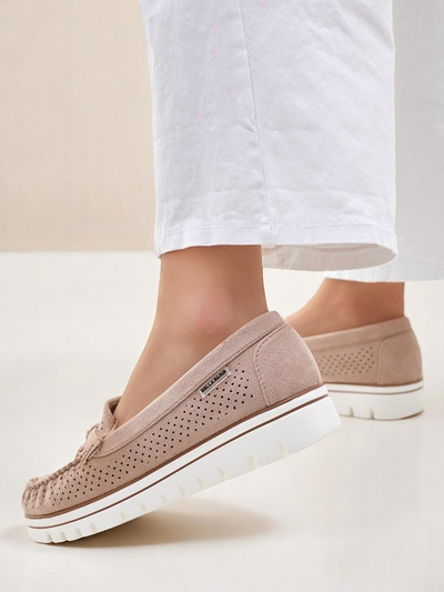 Royalfashion Sieviešu perforētie mokasīni Elissas