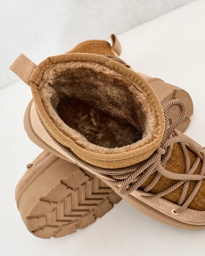 Royalfashion Sieviešu sniega zābaki Filori ar mežģīnēm