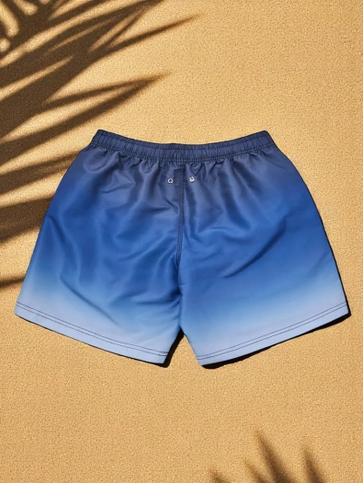 Royalfashion Men's Ombre Sport Shorts with Protective Mesh