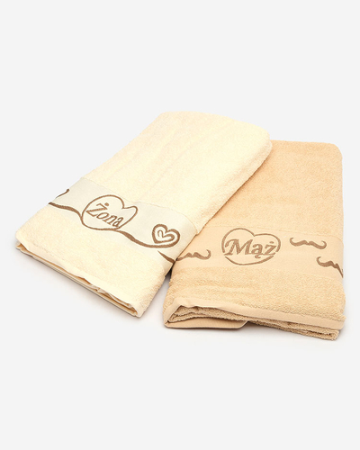 Royalfashion Комплект из 2 хлопковых полотенец