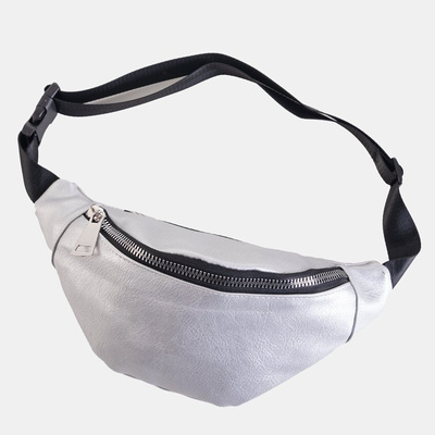 Ladies' silver bum bag - Accessories