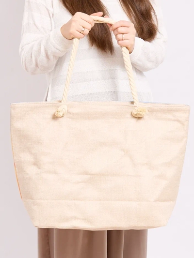 Royalfashion Large fabric bag with print