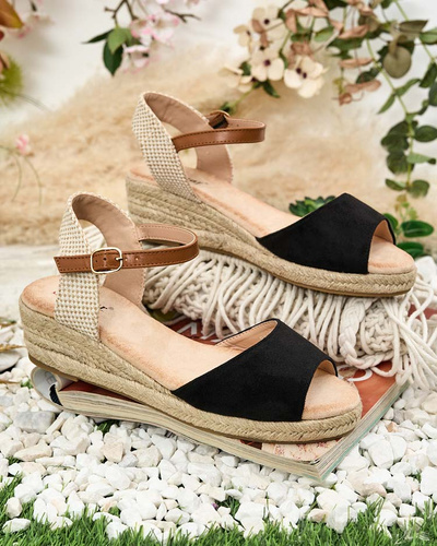 Royalfashion Women's espadrilles on low heel Osintale