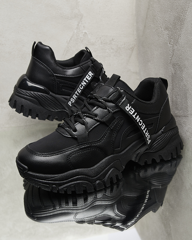 Melni sieviešu sporta apavi Evilpo- Footwear