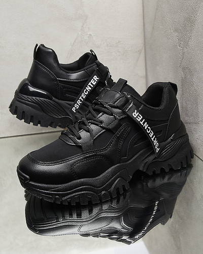 Melni sieviešu sporta apavi Evilpo- Footwear