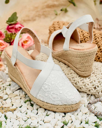 Royalfashion Sieviešu espadrilles Oleqa uz papēža