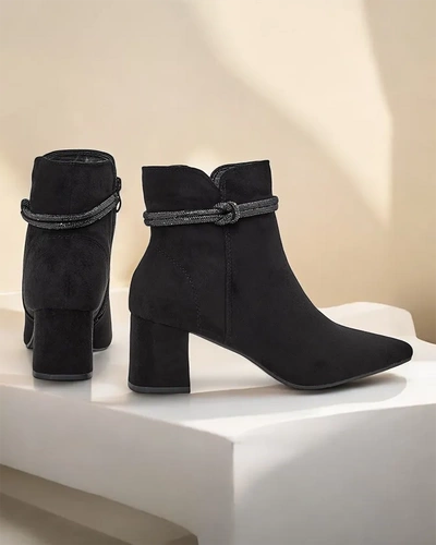 Royalfashion Women's ankle boots on a post Emiru