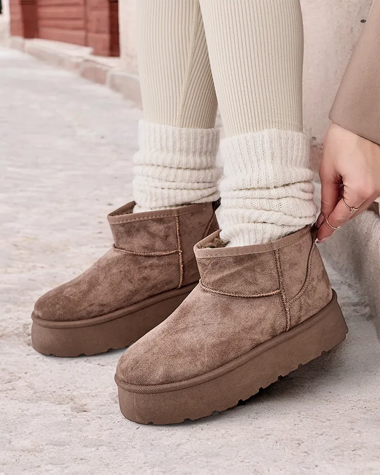 Royalfashion Короткие женские снежные сапоги Hawanni