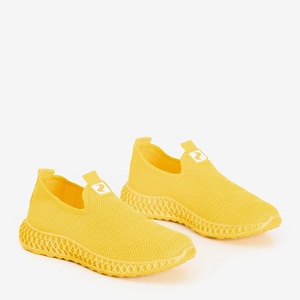 Yellow Nandini slip on kurpes - Apavi