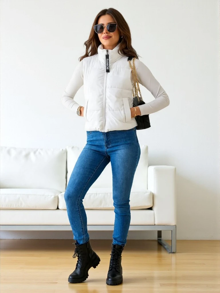 Royalfashion Sieviešu īsa bezrūpīga jaka