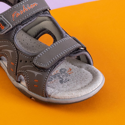 Gray boys 'Tores velcro sandals - Footwear