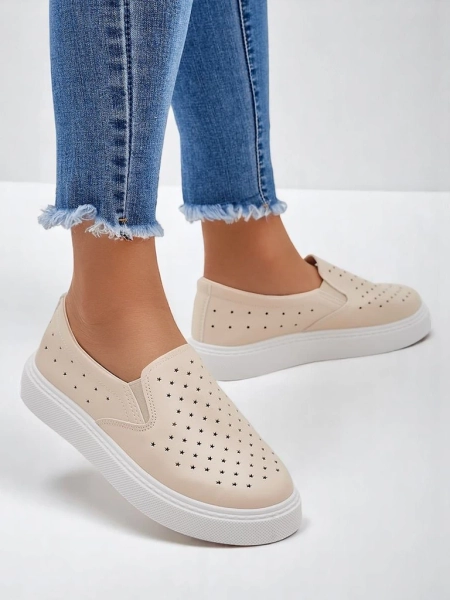 Royalfashion Dāmu perforētas sporta čības ar auklēm Vaned