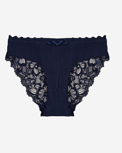 Royalfashion Navy blue women's panties