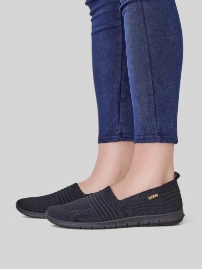 Royalfashion Women's sporty loafers Sortpes