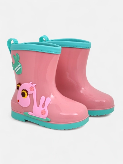 Royalfashion Children's rain boots with Good Time patches