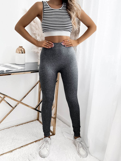 Women's leggings in gray- Clothing