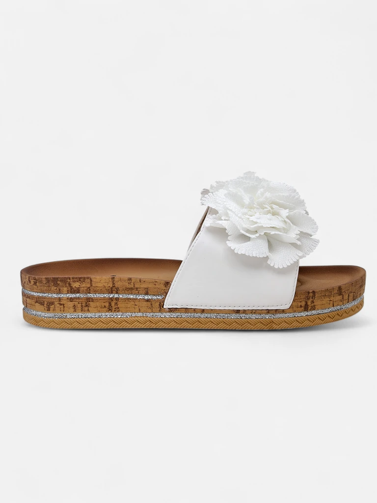 Royalfashion Women's slippers with flowers Focce