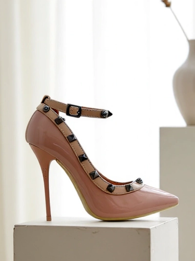 Royalfashion Sieviešu lakotas stiletto ar rhinestones Qoscalle