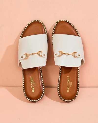 Royalfashion Sieviešu Ovib plakanās čības ar plakanu zoli