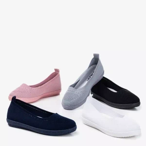 Szare tenisówki slip-on damskie Wlora - Obuwie