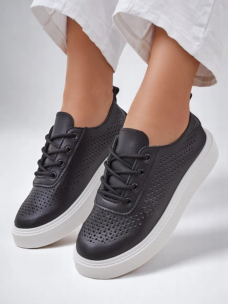 Royalfashion Women's lace-up sporty shoes Adette