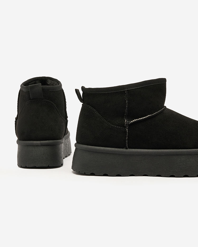 Royalfashion Черные женские сапоги на платформе Ersinella